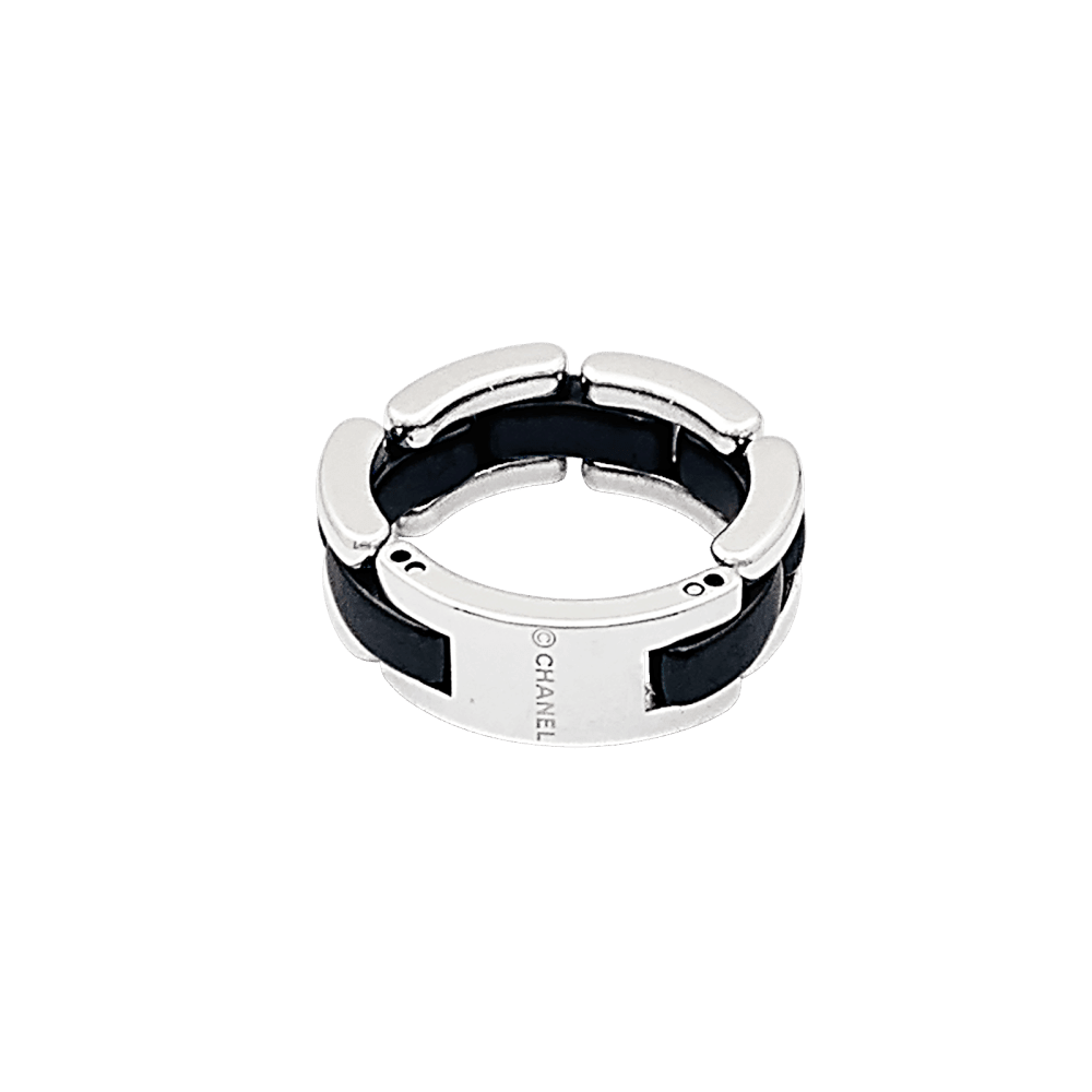 Ring Chanel, "Ultra", white gold and ceramic black.
