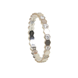 Bague Alliance CHAUMET "Bee My Love" en or blanc et diamant - Castafiore