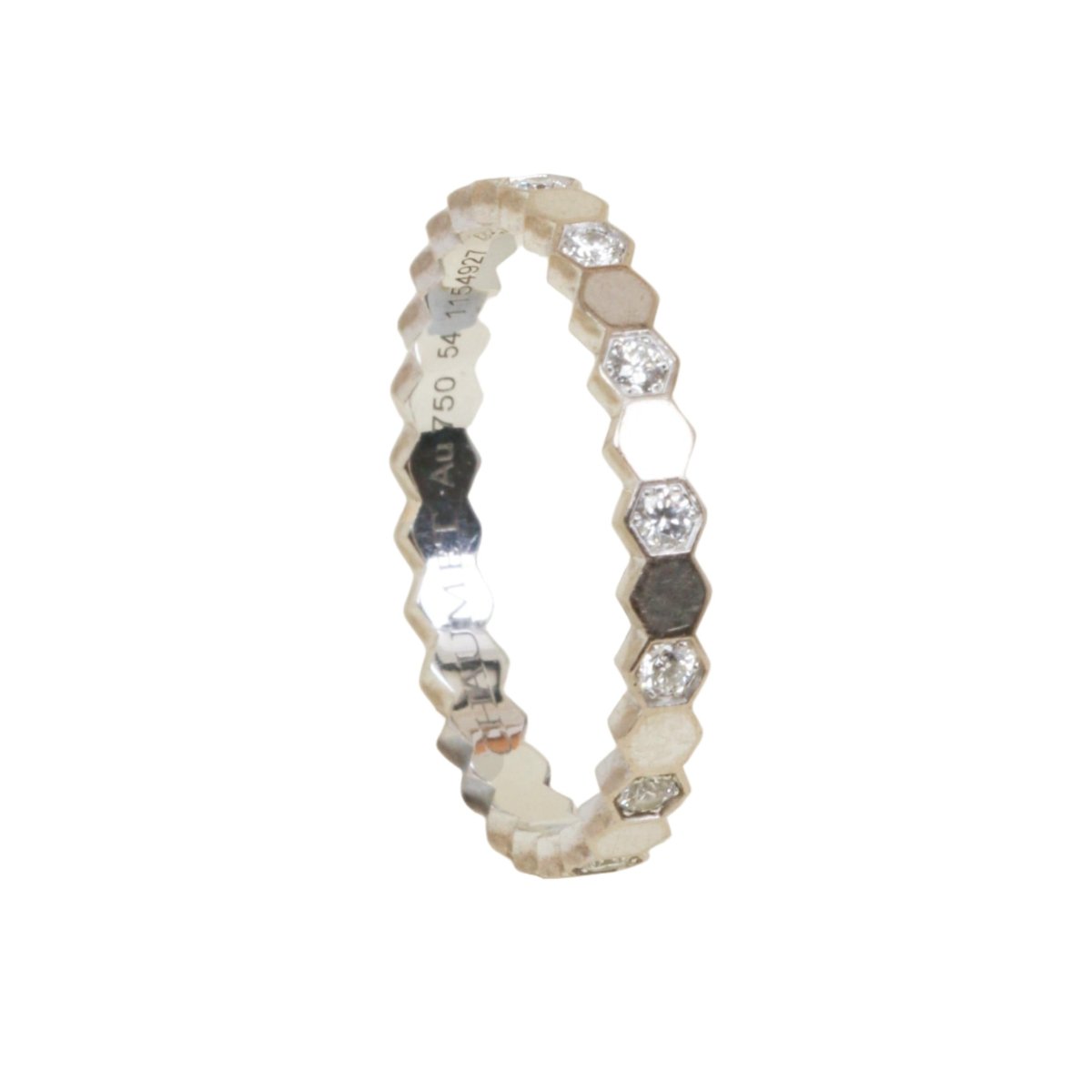 Bague Alliance CHAUMET "Bee My Love" en or blanc et diamant - Castafiore