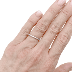 Chaumet Alliance, white gold and diamonds.