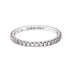 Chaumet Alliance, white gold and diamonds.
