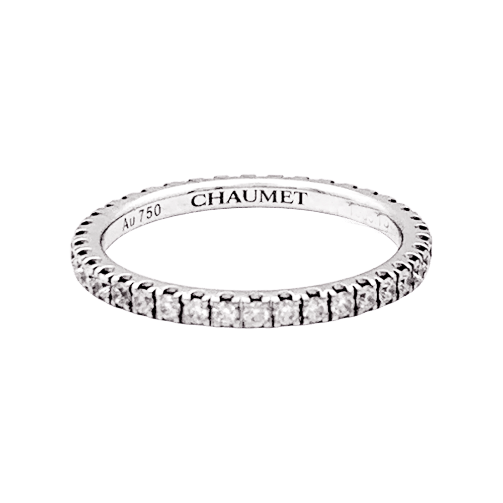 Chaumet Alliance, white gold and diamonds.