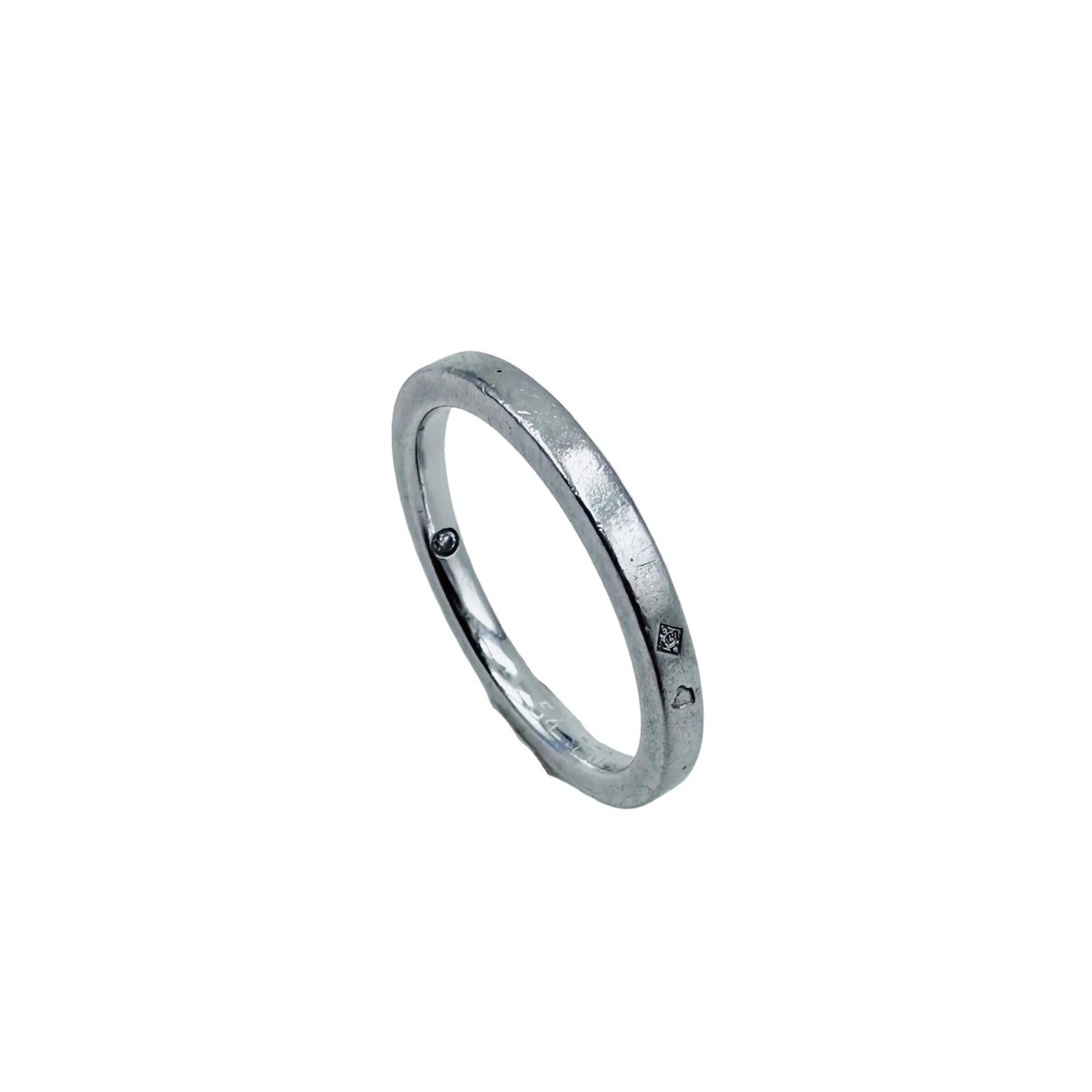 Bague Alliance CHAUMET "Les Éternelles" en platine et diamant - Castafiore