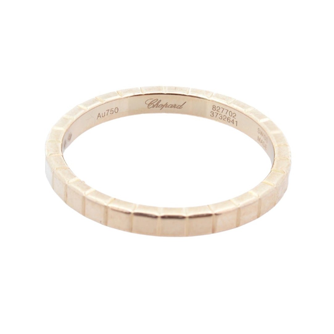Bague Alliance CHOPARD "Ice Cube" en or jaune - Castafiore