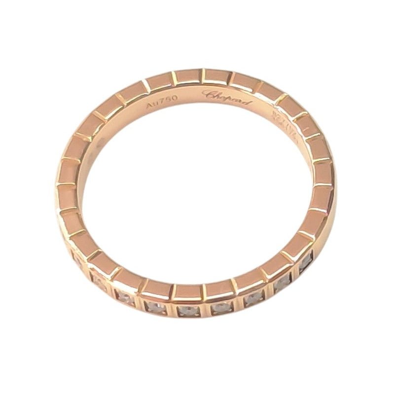 Bague Alliance CHOPARD "Ice Cube" en or rose et diamants - Castafiore