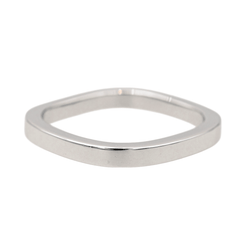 Bague Alliance DINH VAN "Alliance Carré" en or blanc - Castafiore