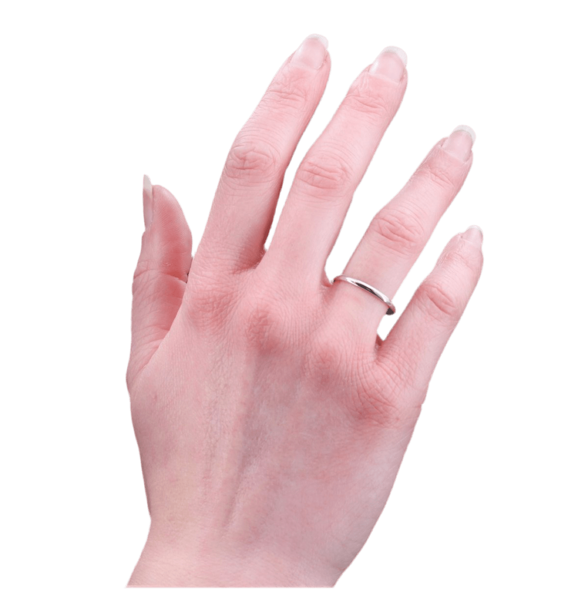 Bague Alliance en or blanc - Castafiore