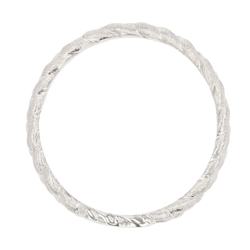 Bague Alliance en or blanc - Castafiore