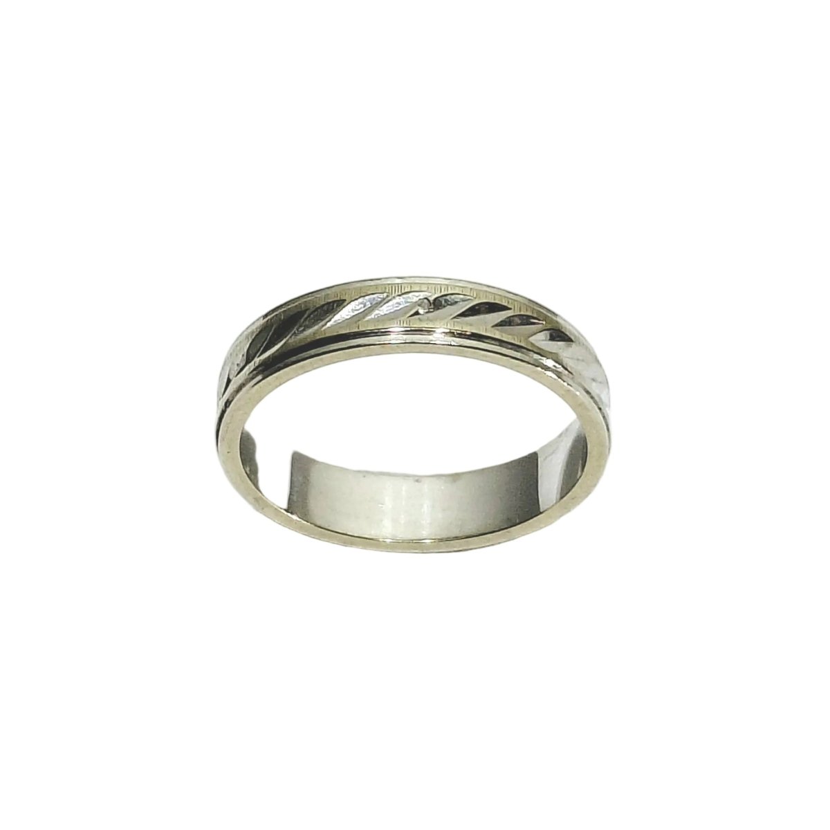 Bague Alliance en or blanc - Castafiore