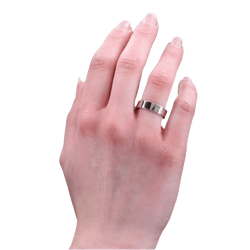 Bague Alliance en or blanc - Castafiore