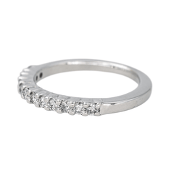 Bague Alliance en or blanc et diamant - Castafiore