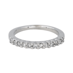 Bague Alliance en or blanc et diamant - Castafiore