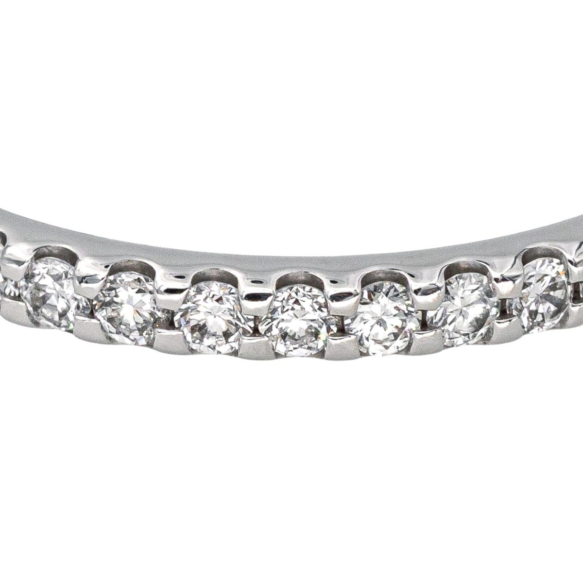 Bague Alliance en or blanc et diamant - Castafiore