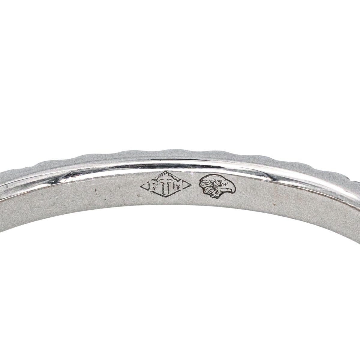 Bague Alliance en or blanc et diamant - Castafiore