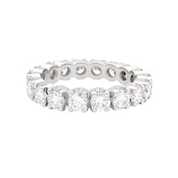 Bague Alliance en or blanc et diamants - Castafiore