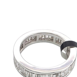 Bague Alliance en or blanc et diamants - Castafiore