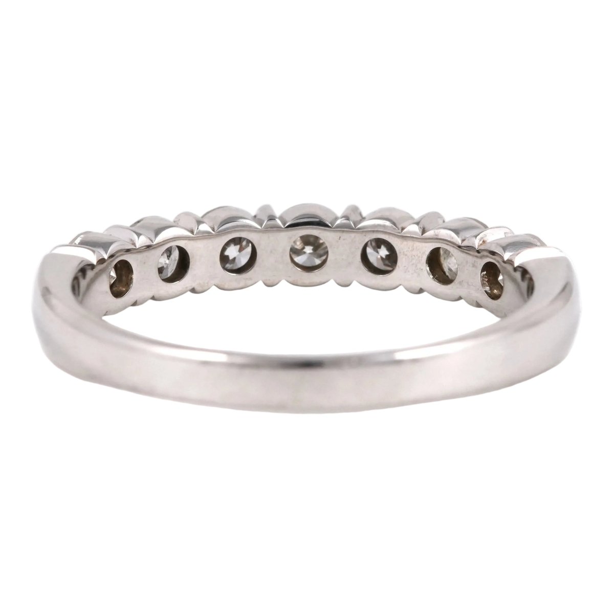 Bague Alliance en or blanc et diamants - Castafiore