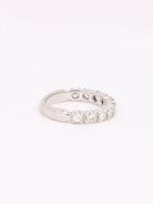 Bague Alliance en or blanc et diamants - Castafiore