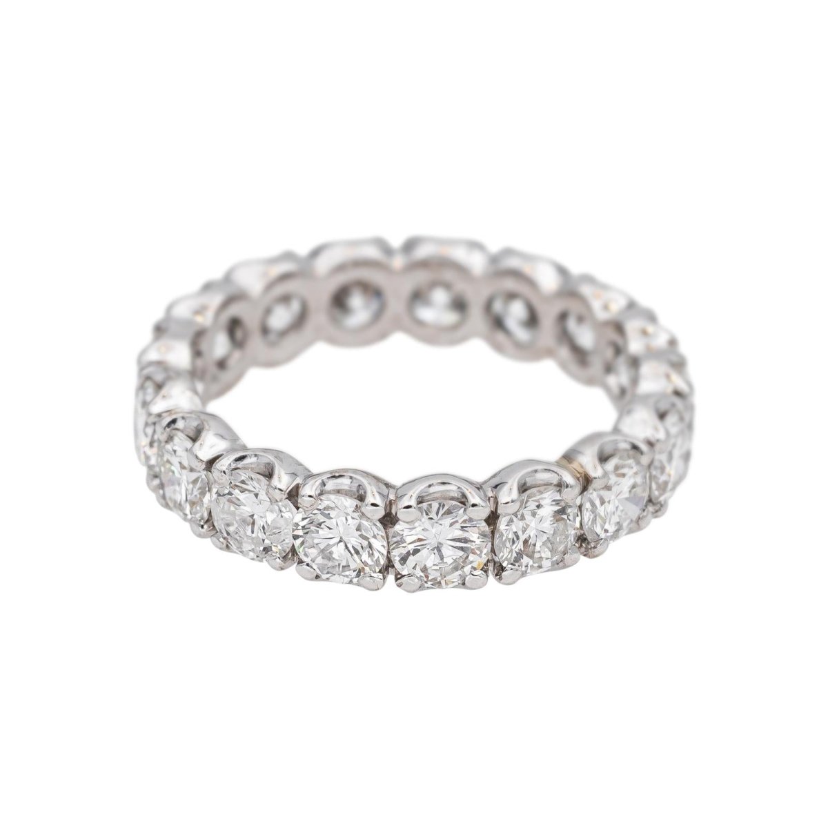 Bague Alliance en or blanc et diamants - Castafiore