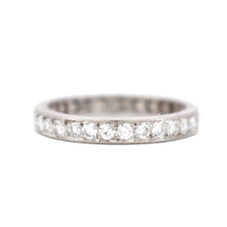 Bague Alliance en or blanc et diamants - Castafiore