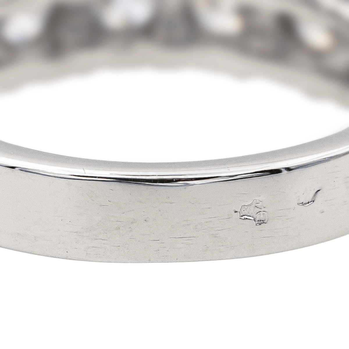 Bague Alliance en or blanc et diamants - Castafiore