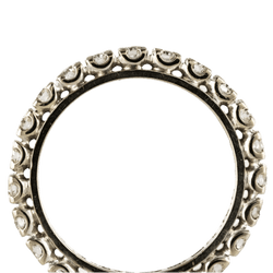 Bague Alliance en or blanc et diamants - Castafiore