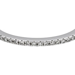 Bague Alliance en or blanc et diamants - Castafiore