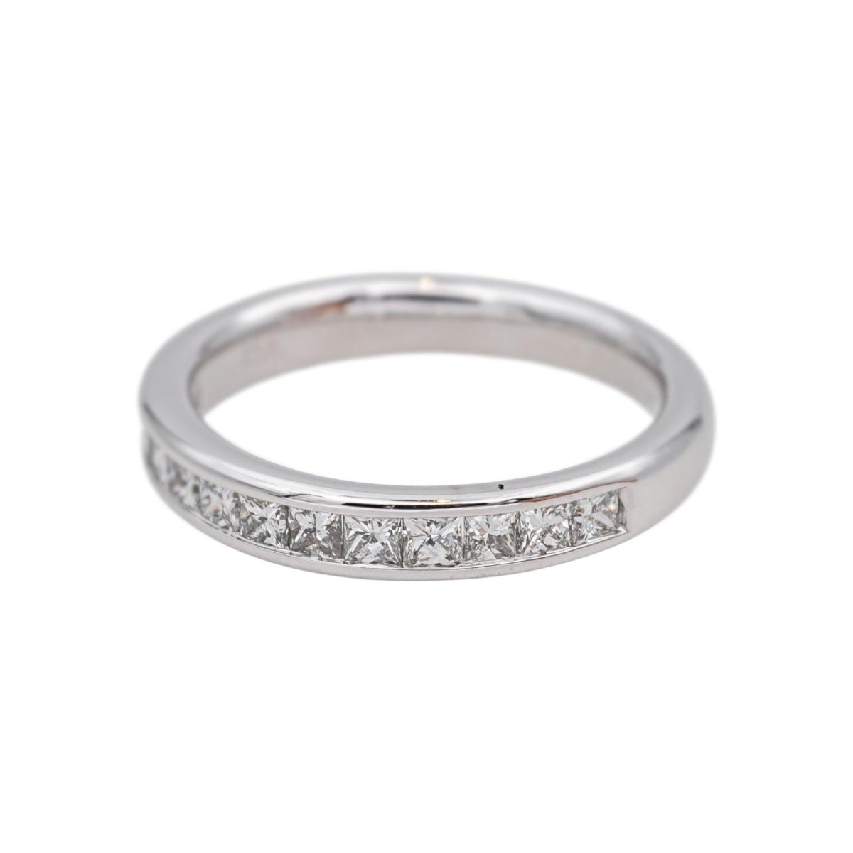Bague Alliance en or blanc et diamants - Castafiore