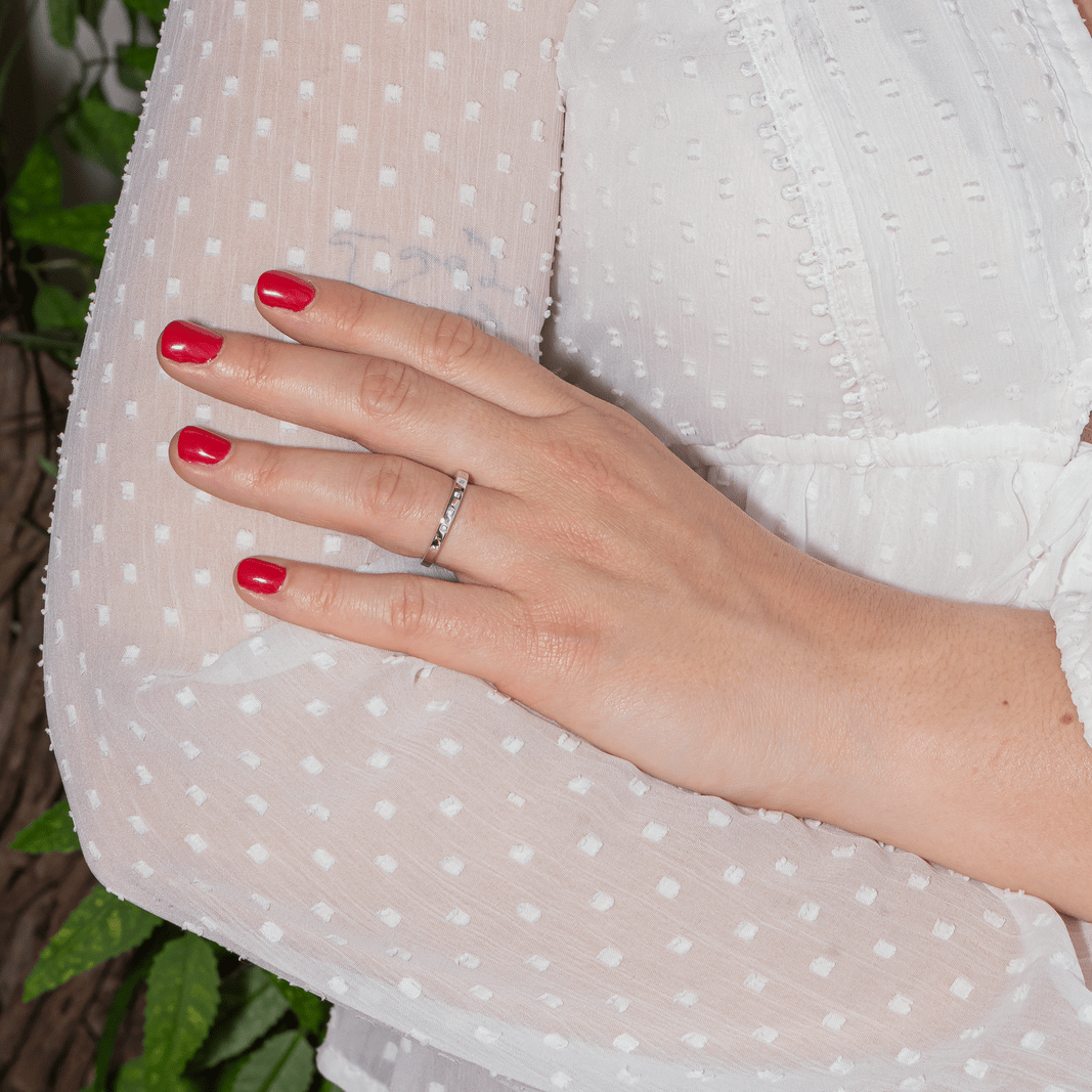 Ring White gold wedding ring diamond