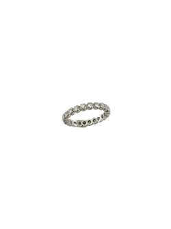 Bague Alliance en or blanc et diamants - Castafiore