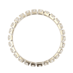 Bague Alliance en or blanc et diamants - Castafiore