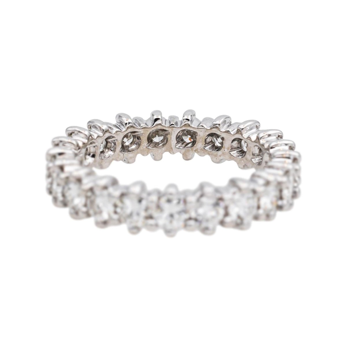 Bague Alliance en or blanc et diamants - Castafiore