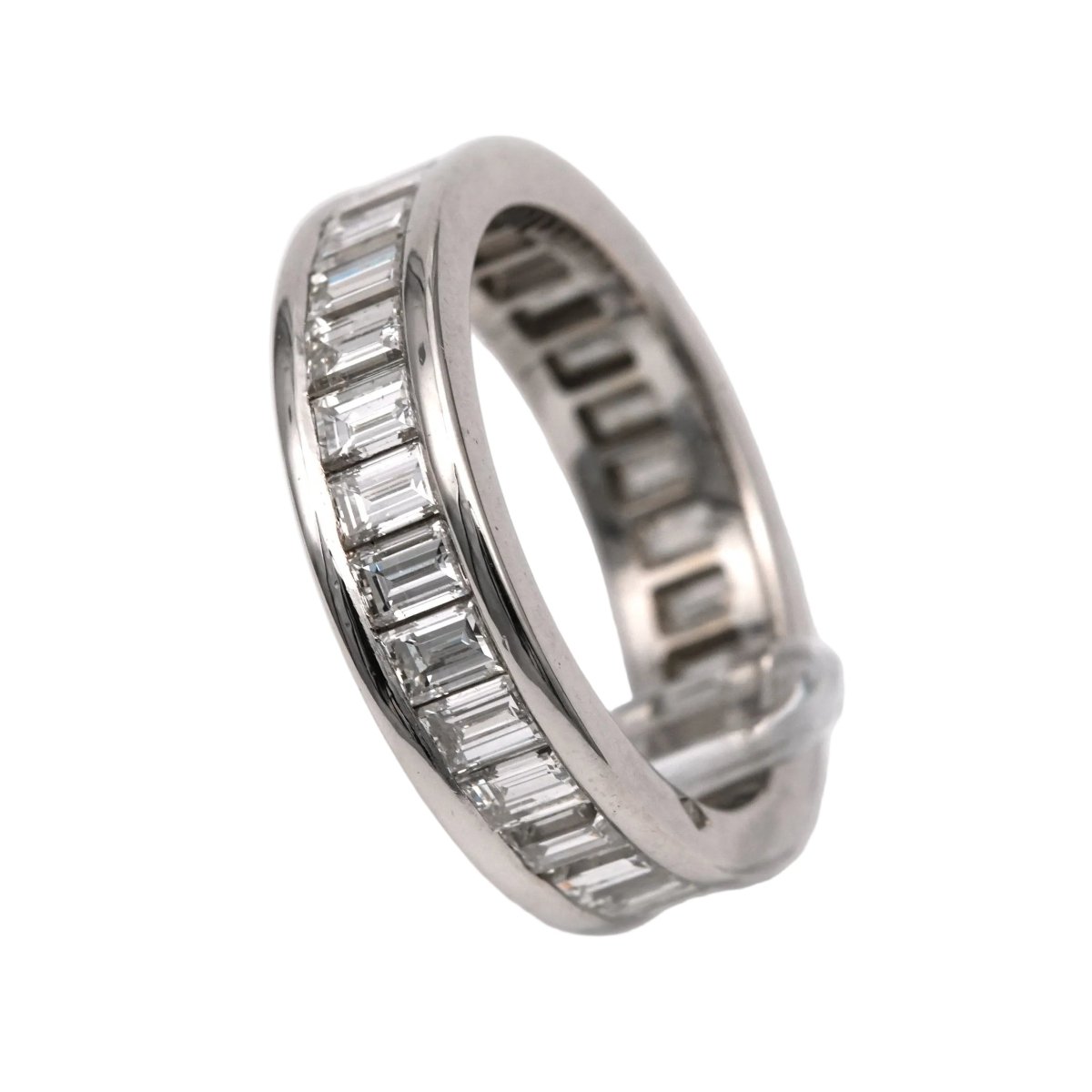 Ring Alliance in white gold and diamonds