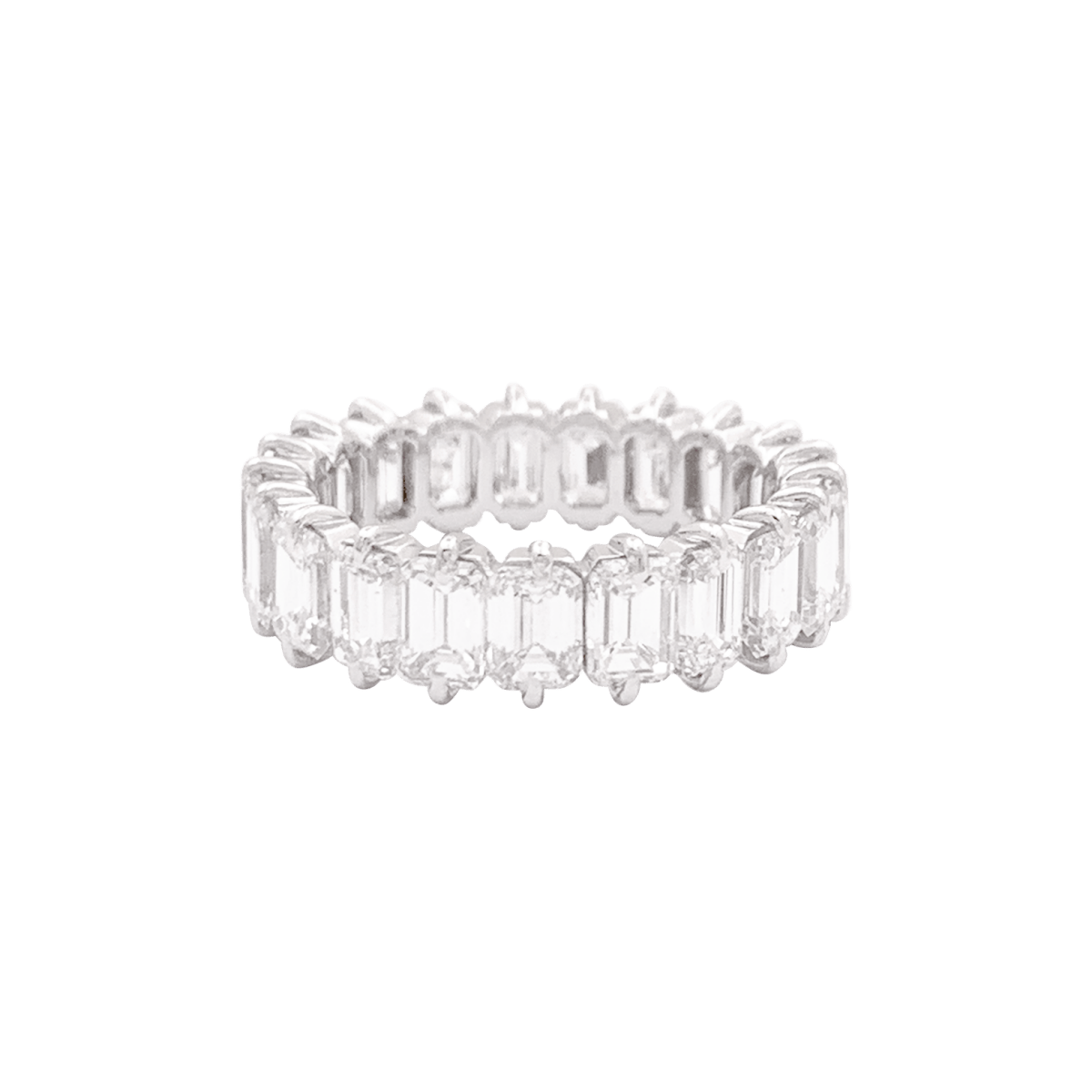 Bague Alliance en or blanc et diamants - Castafiore