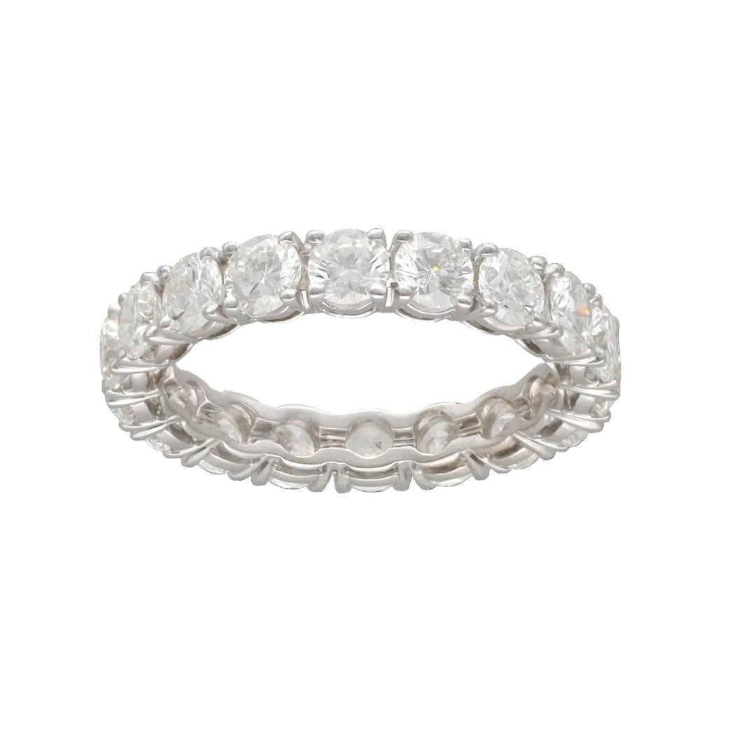 Bague Alliance en or blanc et diamants - Castafiore