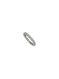 Bague Alliance en or blanc et diamants - Castafiore