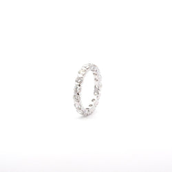 Bague Alliance en or blanc et diamants - Castafiore