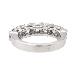 Bague Alliance en or blanc et diamants - Castafiore