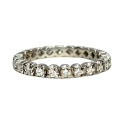 Bague Alliance en or blanc et diamants - Castafiore