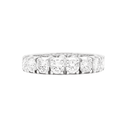 Bague Alliance en or blanc et diamants - Castafiore