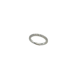 Bague Alliance en or blanc et diamants - Castafiore