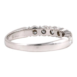 Bague Alliance en or blanc et diamants - Castafiore