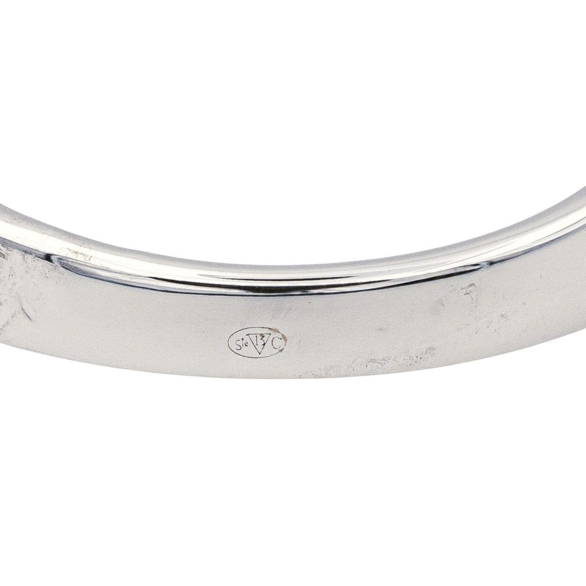 Bague Alliance en or blanc et diamants - Castafiore