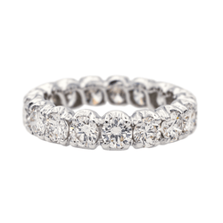 Bague Alliance en or blanc et diamants - Castafiore