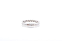 Bague alliance en or blanc et diamants - Castafiore