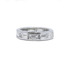 Bague Alliance en or blanc et diamants - Castafiore