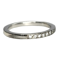 Bague Alliance en or blanc et diamants - Castafiore