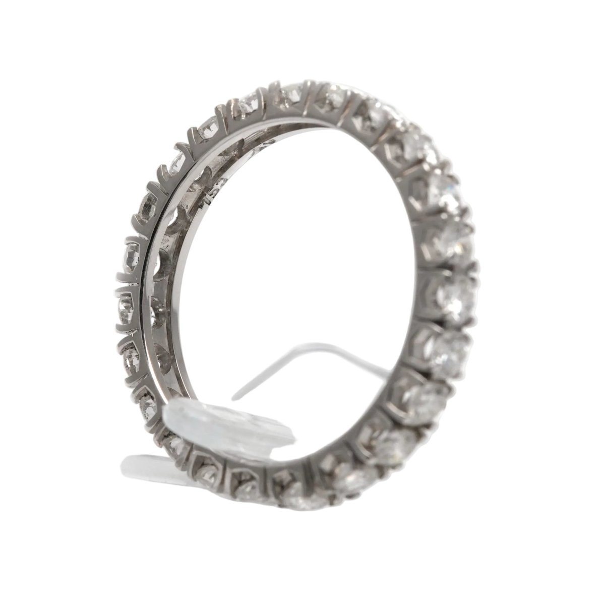 Bague Alliance en or blanc et diamants - Castafiore