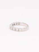 Bague Alliance en or blanc et diamants - Castafiore