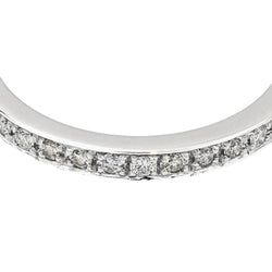 Bague Alliance en or blanc et diamants - Castafiore